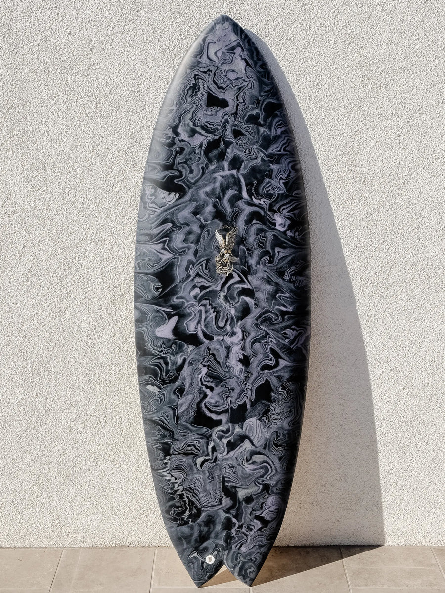 Nuevo Camino | Baja Fish 5’6” Noir Smoke Surfboard - Surf Bored