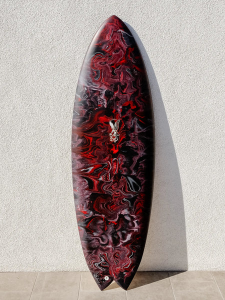 nuevo CAMINO 5'7 サーフボード NuevoCaminoBajaFish5_8_Oxblood