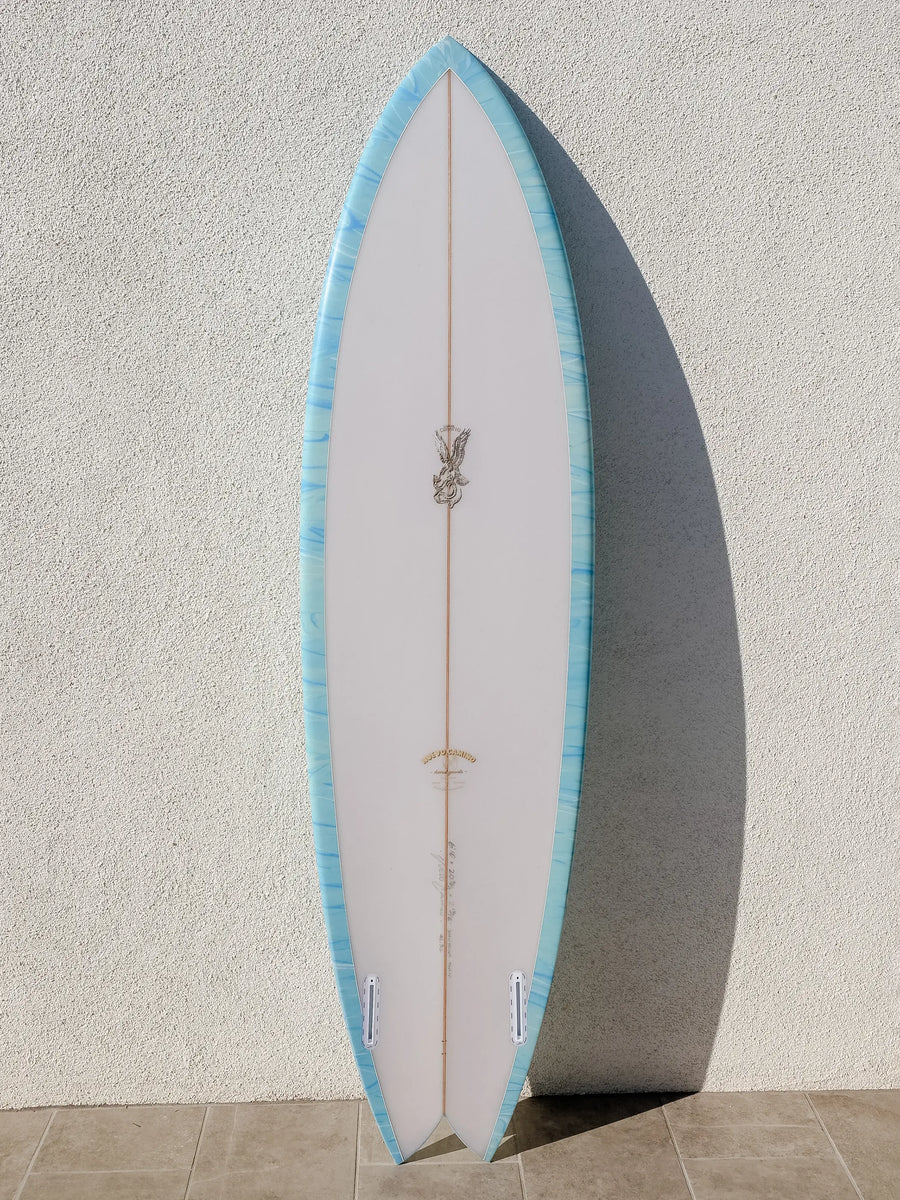 Nuevo Camino | Daytona Twin 6’10” China Smoke Surfboard - Surf Bored
