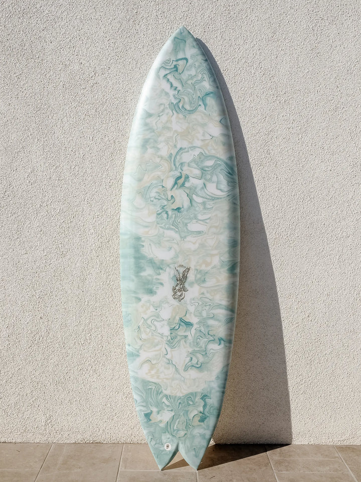 Nuevo Camino | Talladega Twin 5’10” Seafoam Smoke Surfboard - Surf Bored