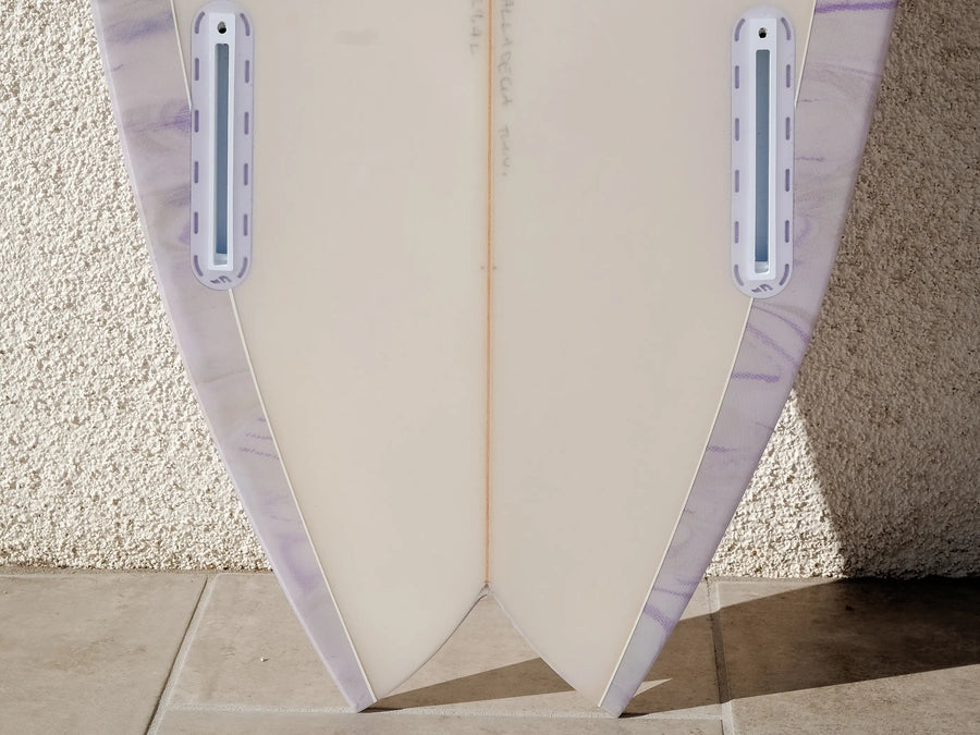 Nuevo Camino | Talladega Twin 5’8” Lavender Smoke Surfboard - Surf Bored