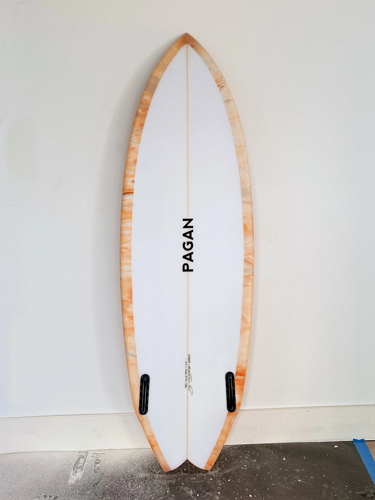 Pagan USA | Pagan USA | 5'4" Modern Twin Custom Resin Swirl Surfboard - Surf Bored