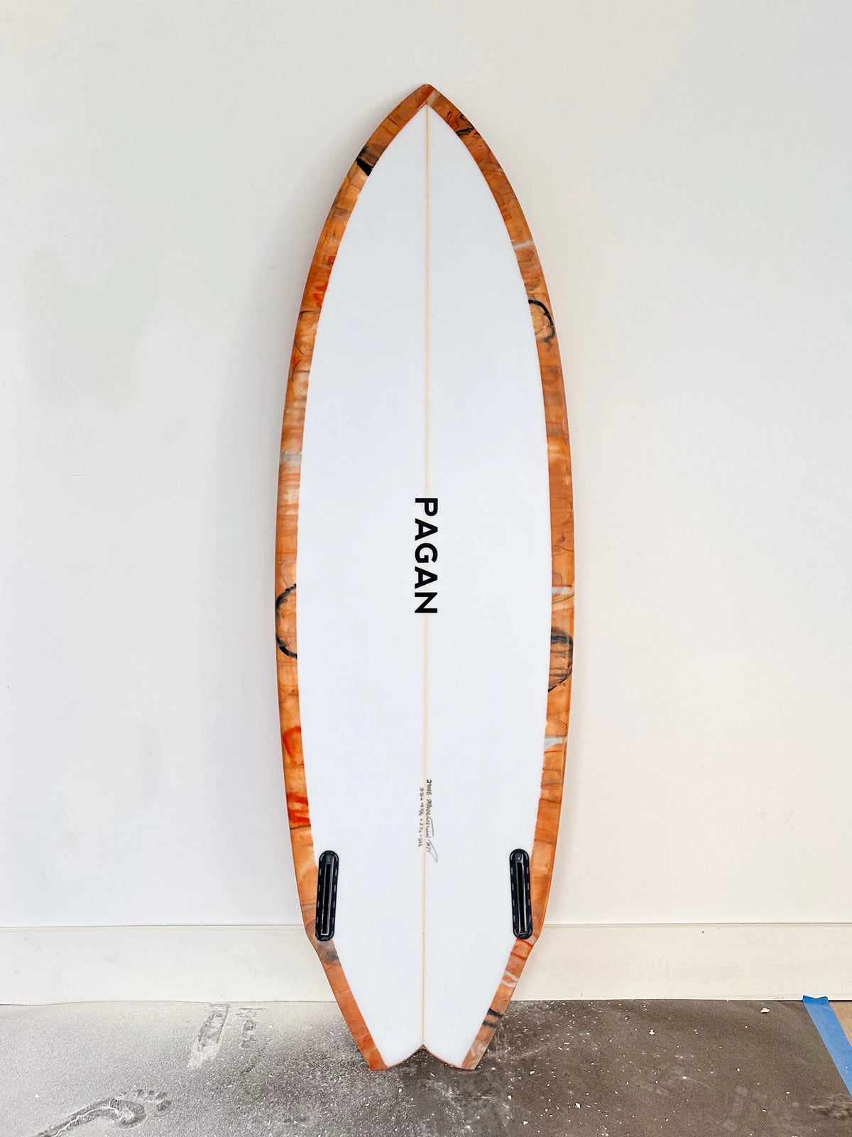Pagan USA | Pagan USA | 5'6" Modern Twin Custom Resin Swirl Surfboard - Surf Bored