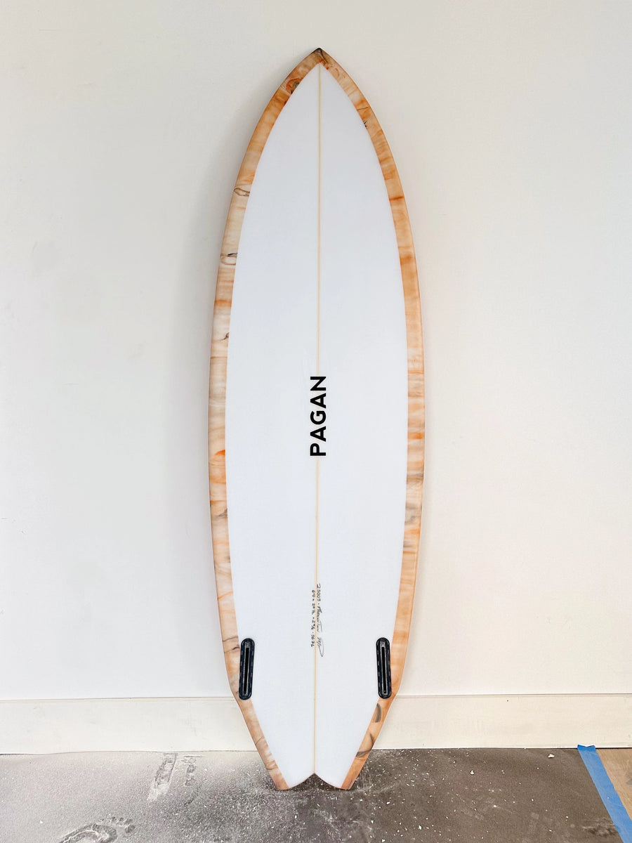 Pagan USA | Pagan USA | 6'0" Modern Twin Custom Resin Swirl Surfboard - Surf Bored