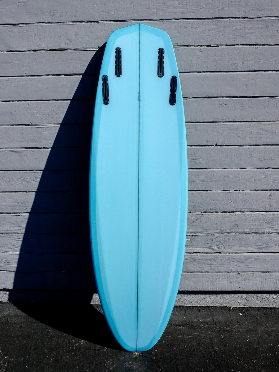 STPNK | STPNK | 5’9” CBM Quad Electric Blue Surfboard - Surf Bored