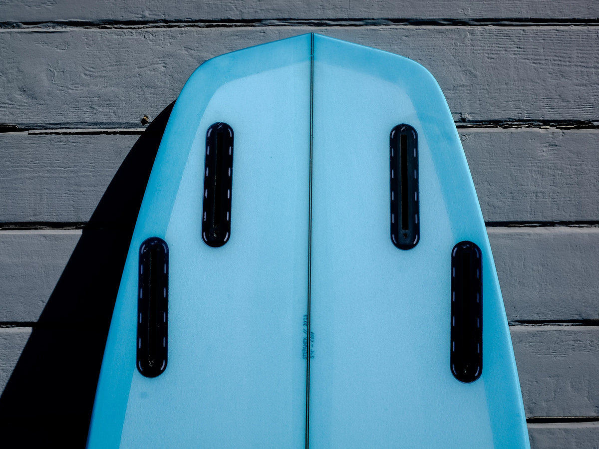 STPNK | STPNK | 5’9” CBM Quad Electric Blue Surfboard - Surf Bored