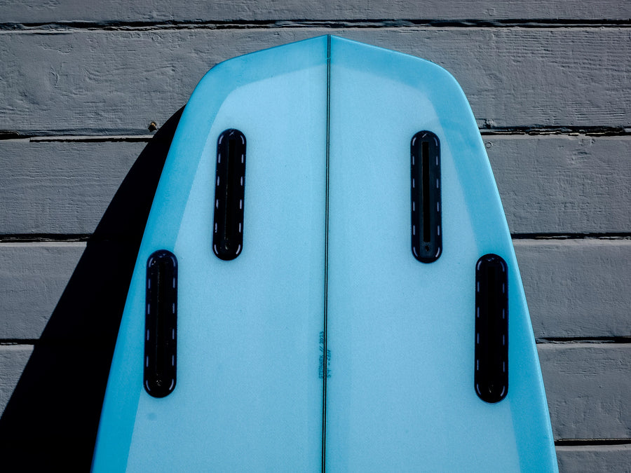 STPNK | STPNK | 5’9” CBM Quad Electric Blue Surfboard - Surf Bored