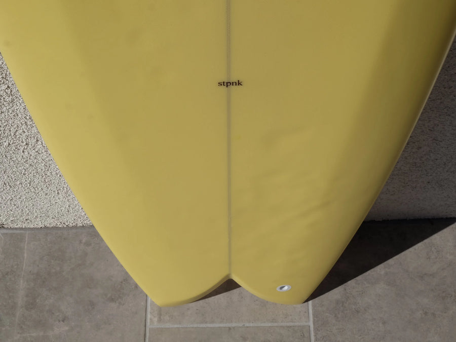 STPNK | 5’5” Turbo Fish Yellow Twinzer Surfboard (USED) - Surf Bored