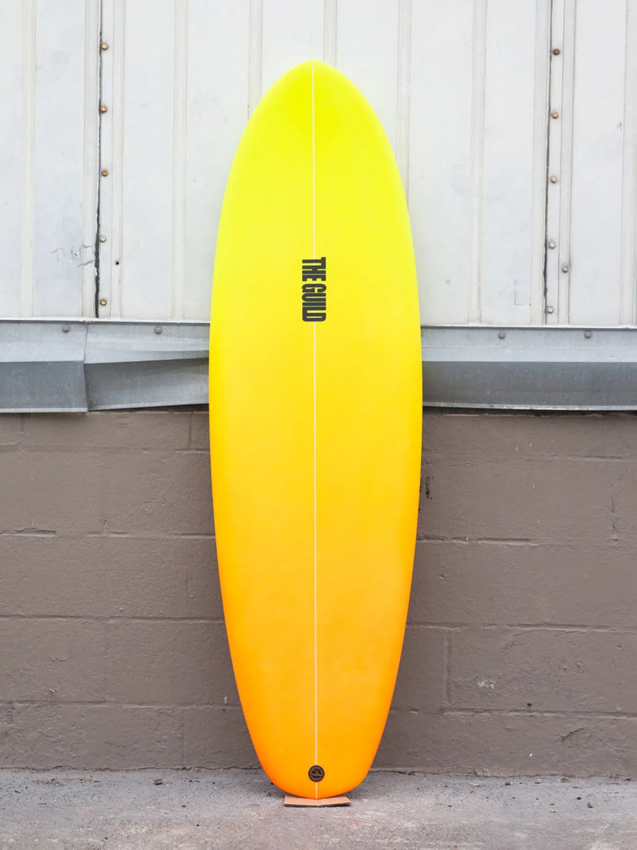 The Guild 5'8" Mp-Egg Neon Fade Airbrush Surfboard Top