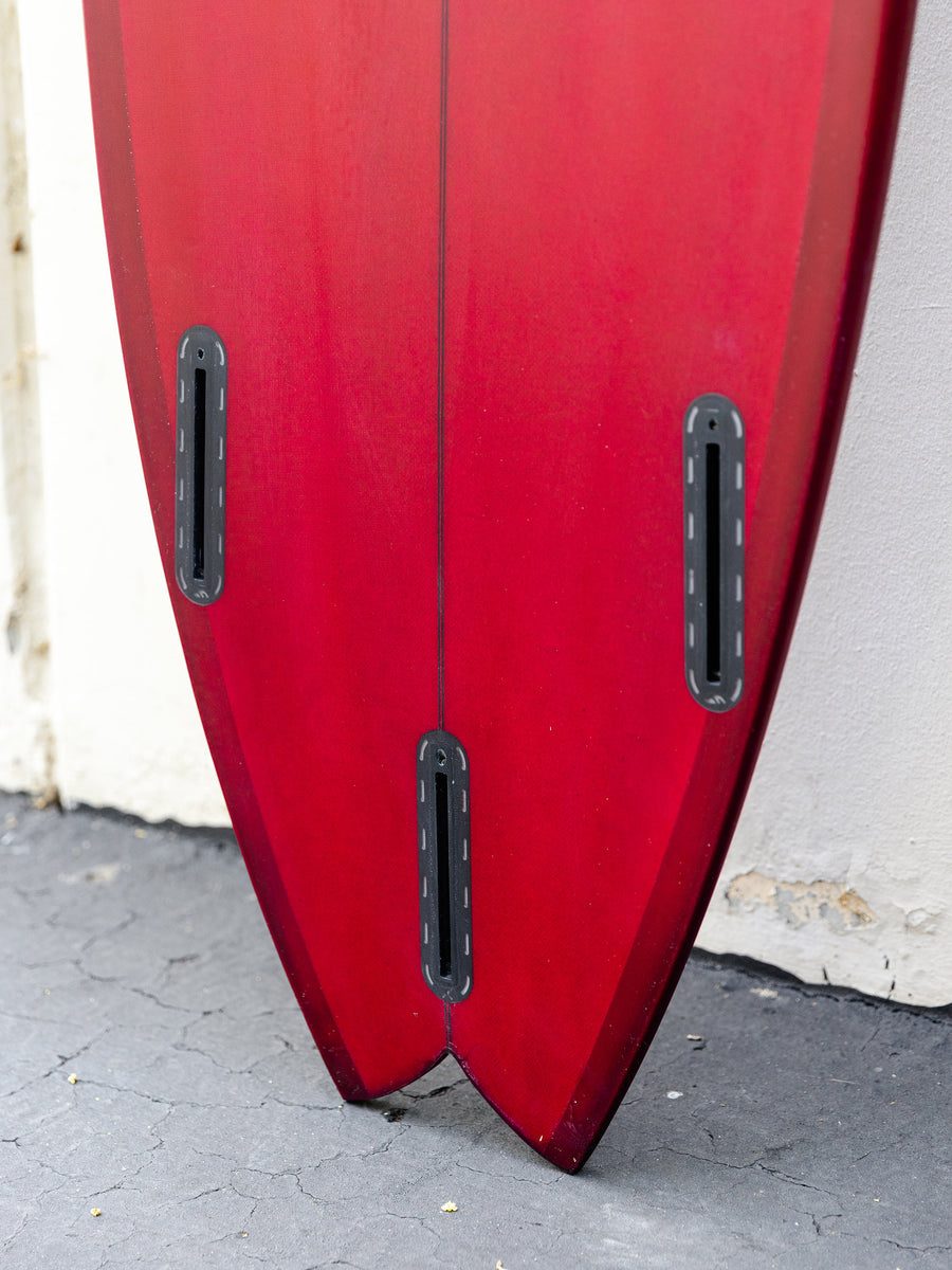 Tyler Warren | Thruster Fish 6’2” Ruby Red Surfboard - Surf Bored