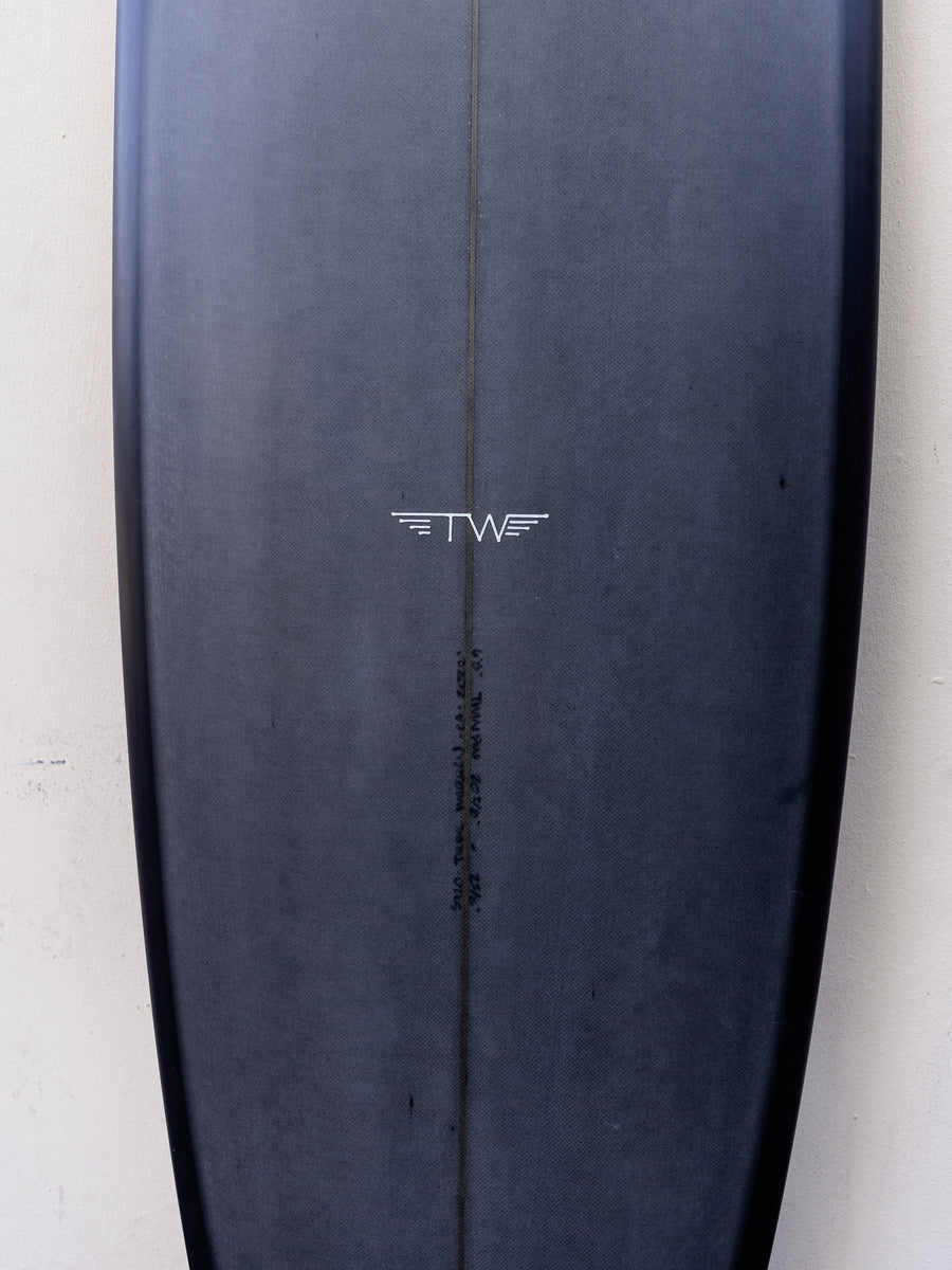Tyler Warren | Twin Pin 6’8” Battleship Grey Surfboard - Surf Bored