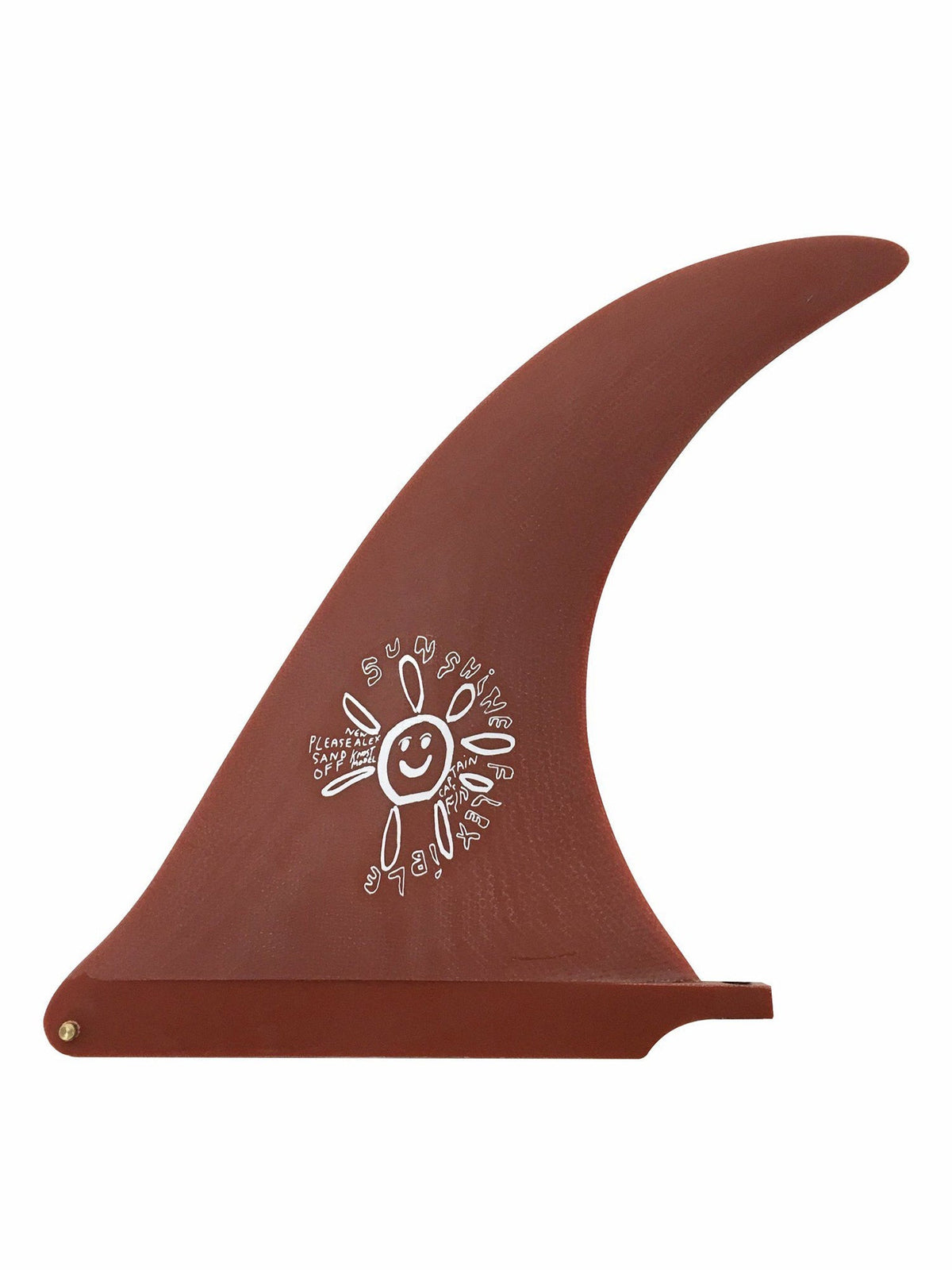 Captain Fin Co. | 10" Alex Knost Sunshine Single Fin Red - Surf Bored