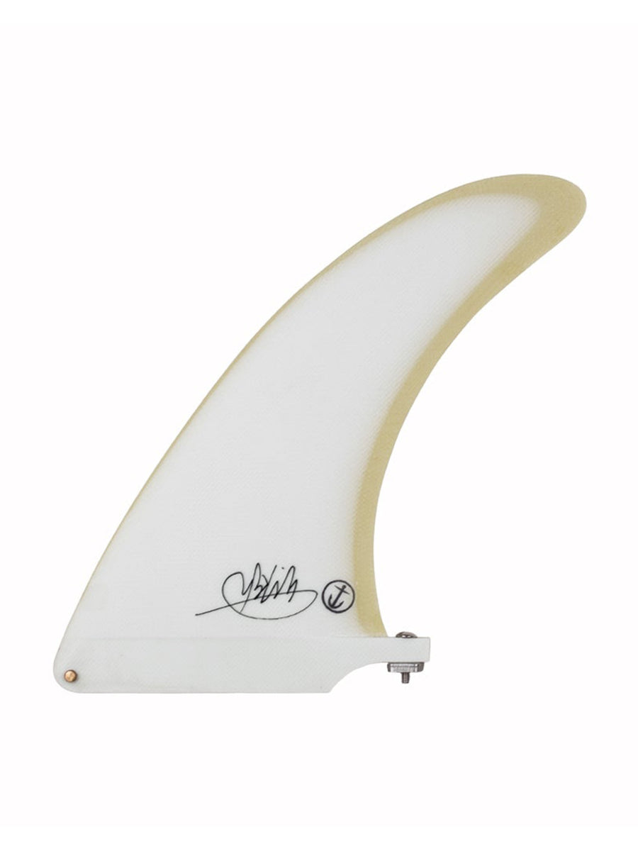 Captain Fin Co. Fins Captain Fin Co. | 6.5" Mikey February Bonzer Fin White  - SurfBored