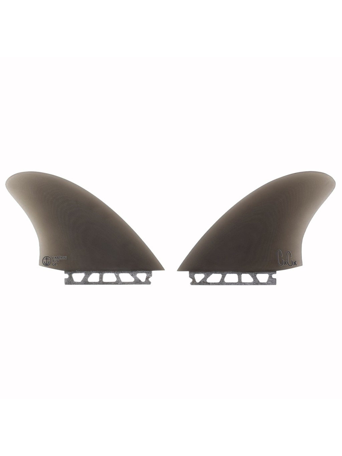 Captain Fin Co. Fins Captain Fin Co. | Chris Christenson Keel Twin Fin Smoke  - SurfBored