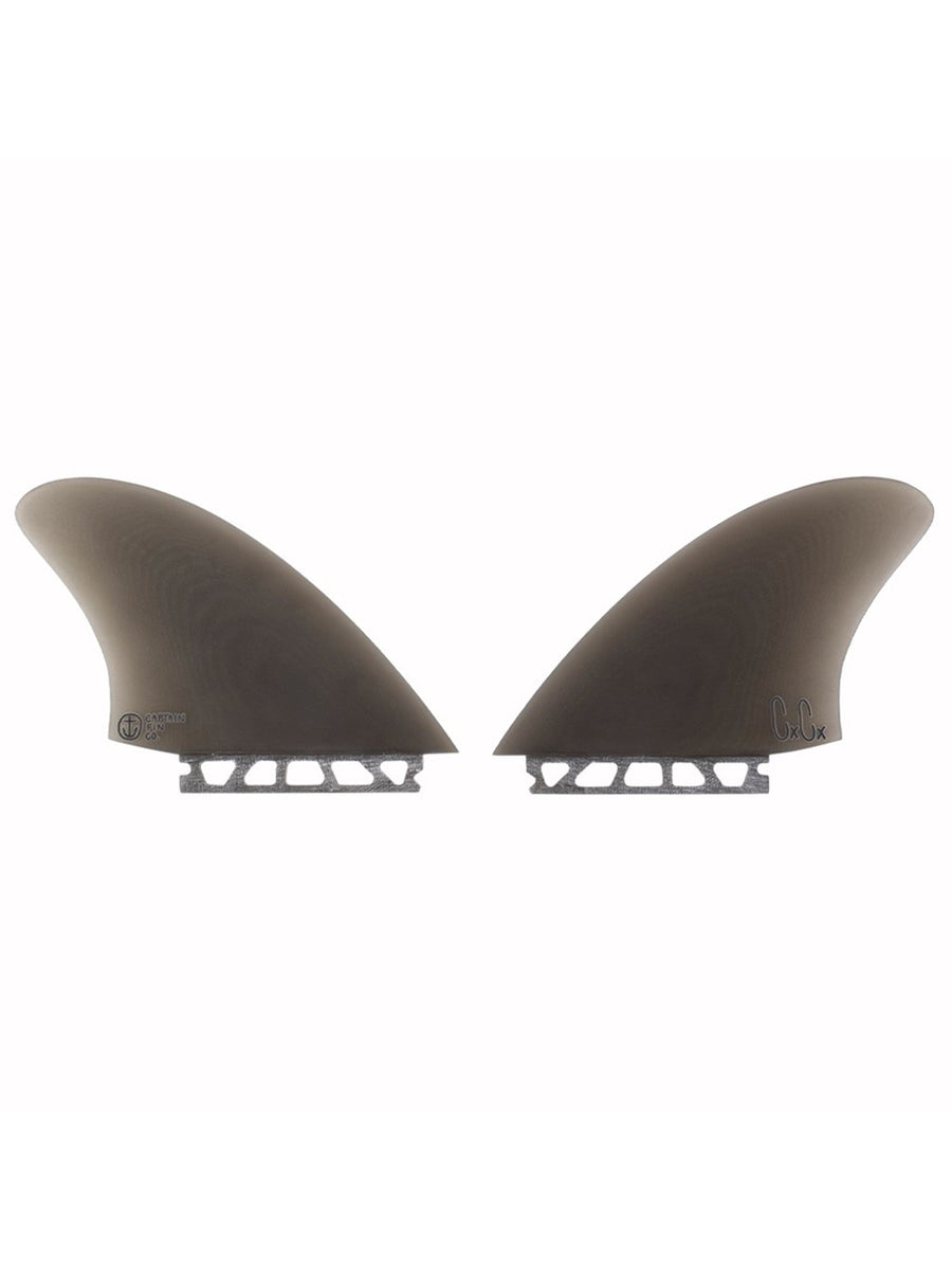Captain Fin Co. Fins Captain Fin Co. | Chris Christenson Keel Twin Fin Smoke  - SurfBored