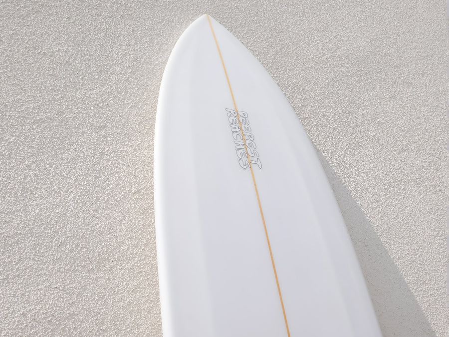 Deepest Reaches Surfboards Deepest Reaches | 8’8” Mega Fish Clear Surfboard  - SurfBored