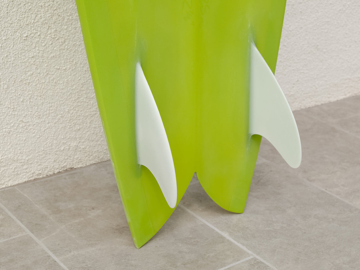 Deepest Reaches Surfboards Deepest Reaches | 9’0” Mega Fish Lime Surfboard  - SurfBored
