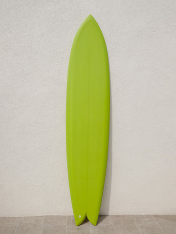 Deepest Reaches Surfboards Deepest Reaches | 9’0” Mega Fish Lime Surfboard  - SurfBored