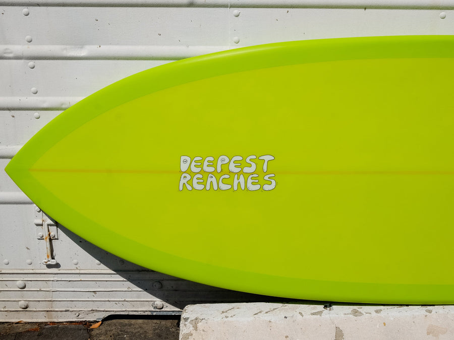 Deepest Reaches Surfboards Deepest Reaches | Kozmk Kruzr 6’7" Lime Surfboard  - SurfBored