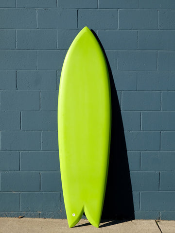 Deepest Reaches Surfboards Deepest Reaches | Mega Fish 6'6" Lime  - SurfBored