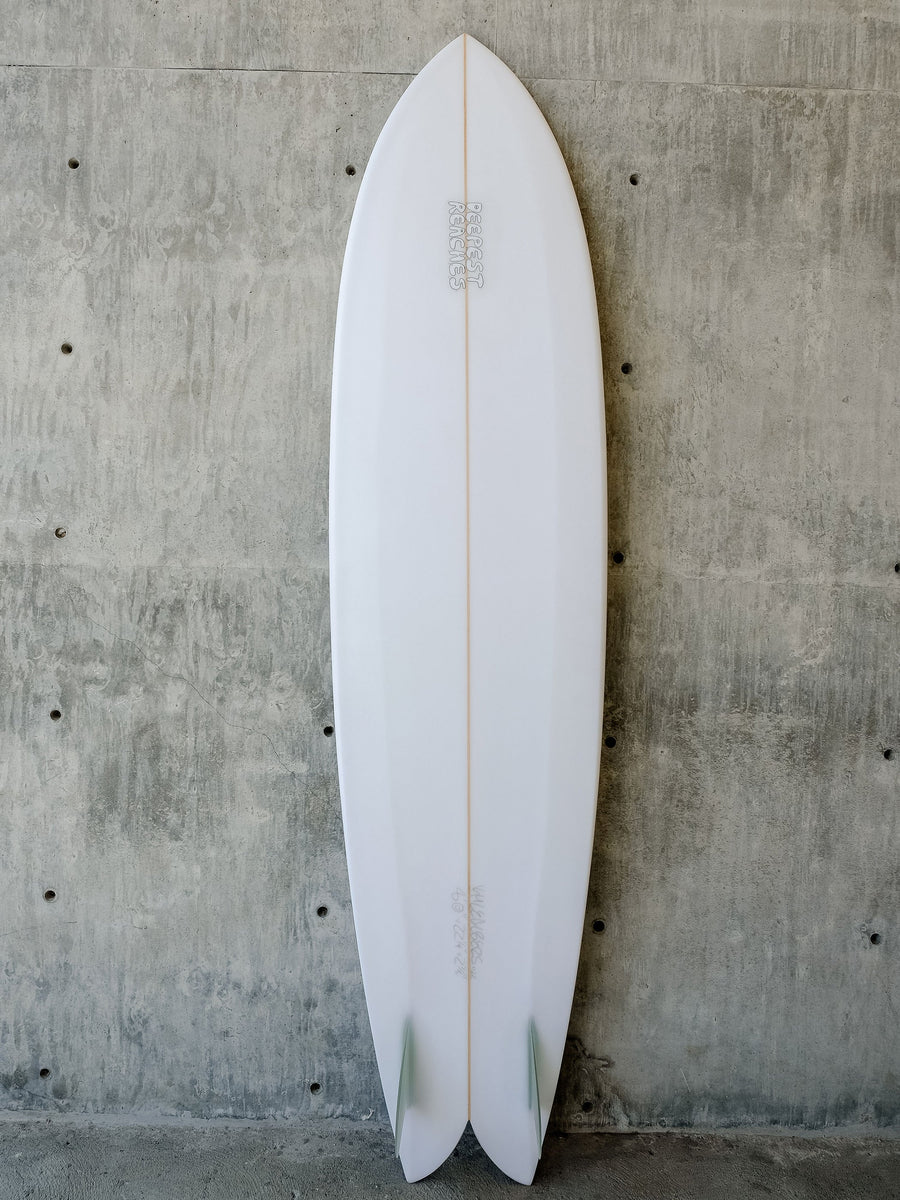 Deepest Reaches Surfboards Deepest Reaches | Mega Fish 8’0” Clear  - SurfBored