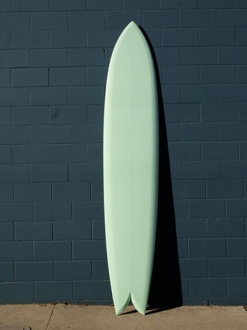 Deepest Reaches Surfboards Deepest Reaches | Mega Fish 9'11" Seafoam  - SurfBored