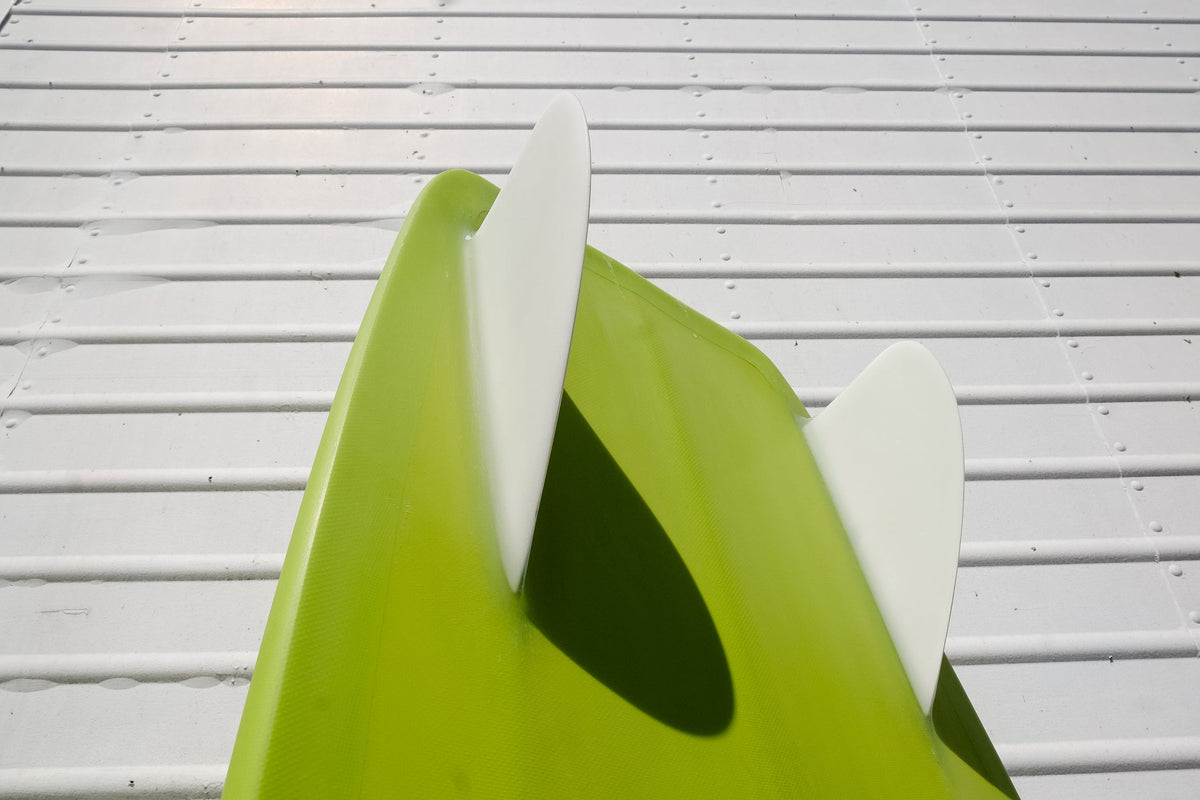 Deepest Reaches Surfboards Deepest Reaches | Pizza Box 5’4” Lime Surfboard  - SurfBored