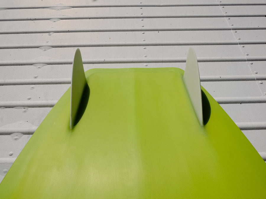 Deepest Reaches Surfboards Deepest Reaches | Pizza Box 5’4” Lime Surfboard  - SurfBored