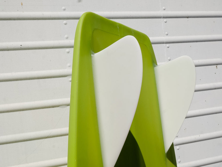 Deepest Reaches Surfboards Deepest Reaches | Pizza Box 5’4” Lime Surfboard  - SurfBored