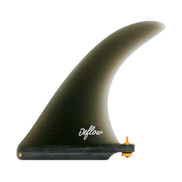 Deflow Mini Cream 7.5″ Single Grey Surfboard Fin - SurfBored