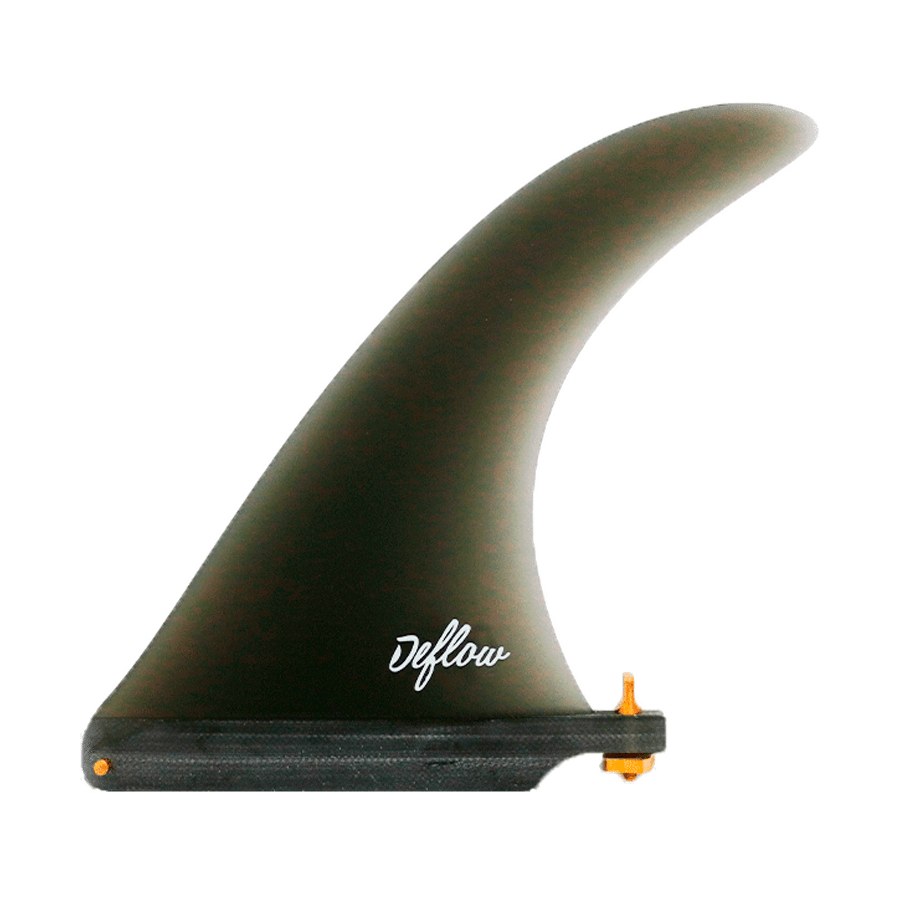 Deflow Mini Cream 7.5″ Single Grey Surfboard Fin - SurfBored