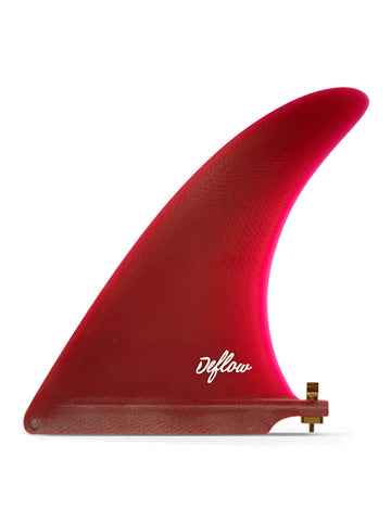 Deflow Fins Deflow | 7.5" Pocket Knife Single Fin Red  - SurfBored