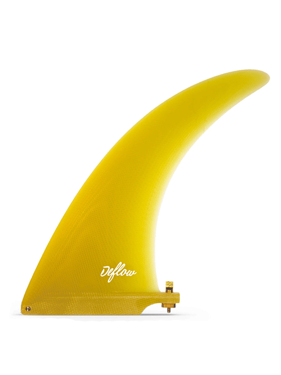 Deflow Fins Deflow | 8.5" Midhull Single Fin Yellow  - SurfBored