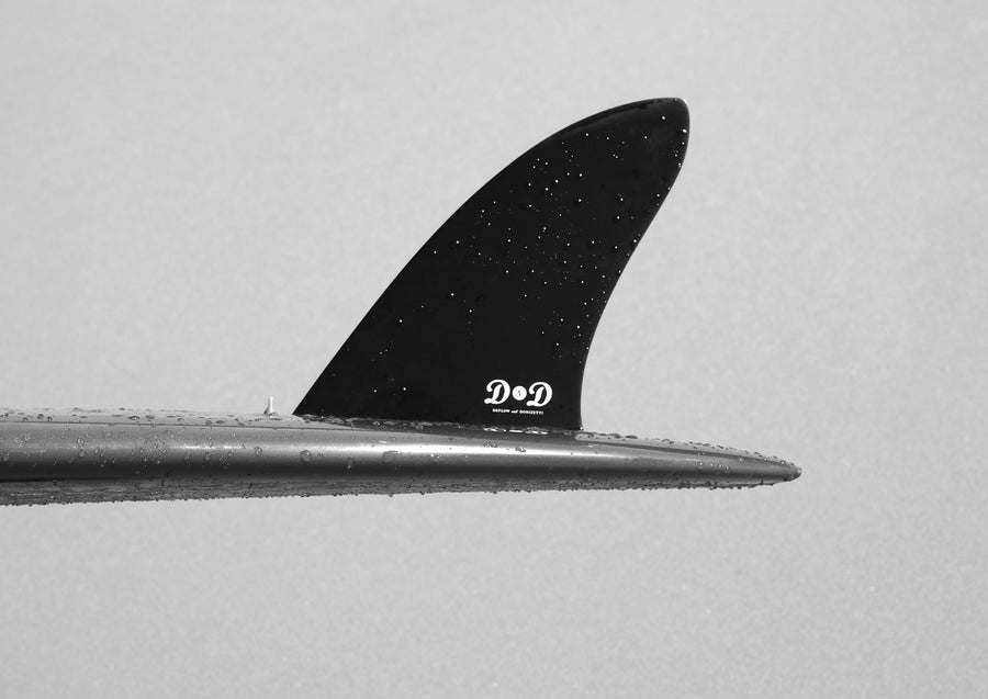 Deflow Fins Deflow | 8.75″ D’ND Single Fin Black  - SurfBored