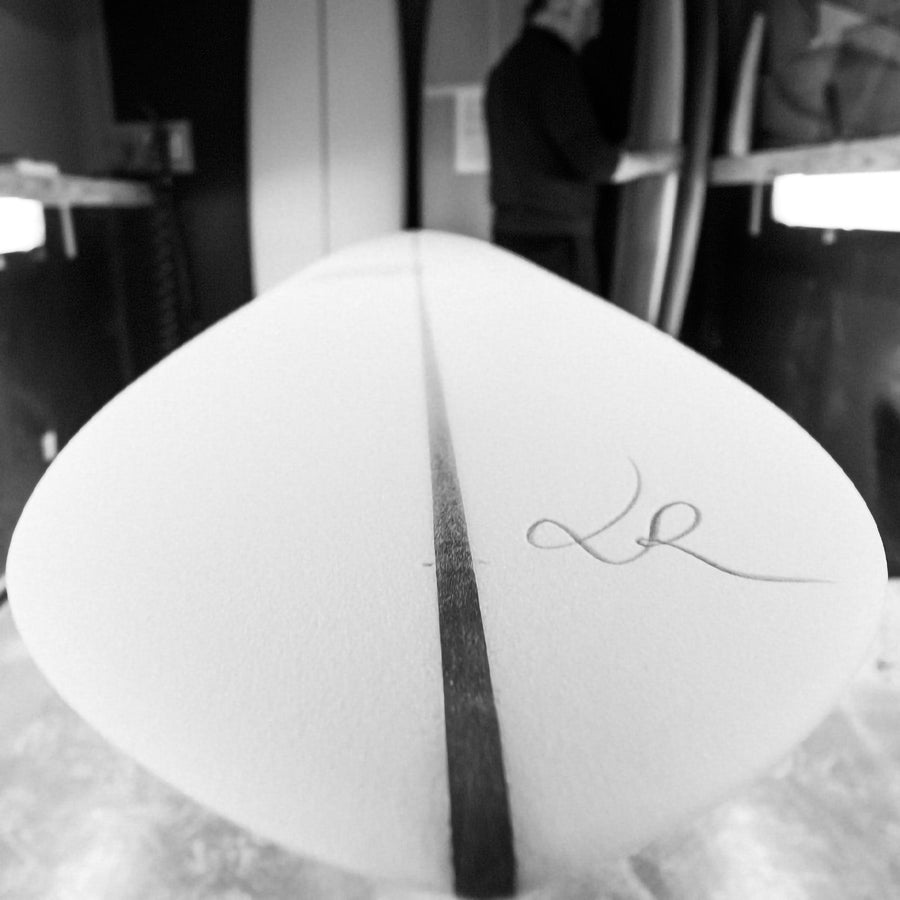 Deflow Fins Deflow | 9.9” Luc Rolland Sol Single Fin Orange  - SurfBored