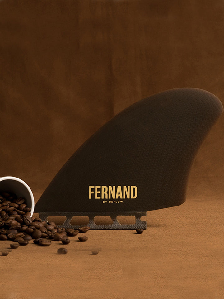 Deflow Fins Deflow | Fernand Twin Fin Coffee Futures  - SurfBored