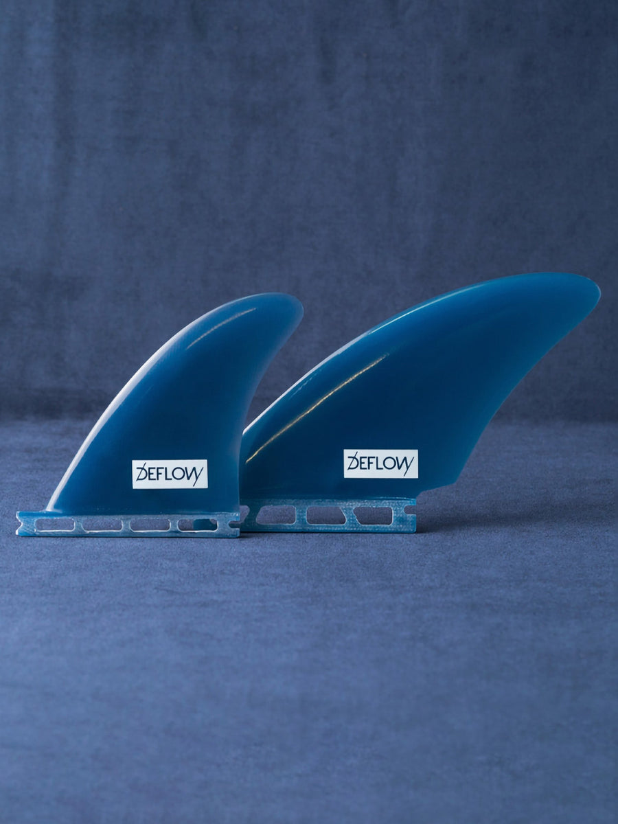 Deflow Fins Deflow | Keel Quad Fin Blue Futures  - SurfBored