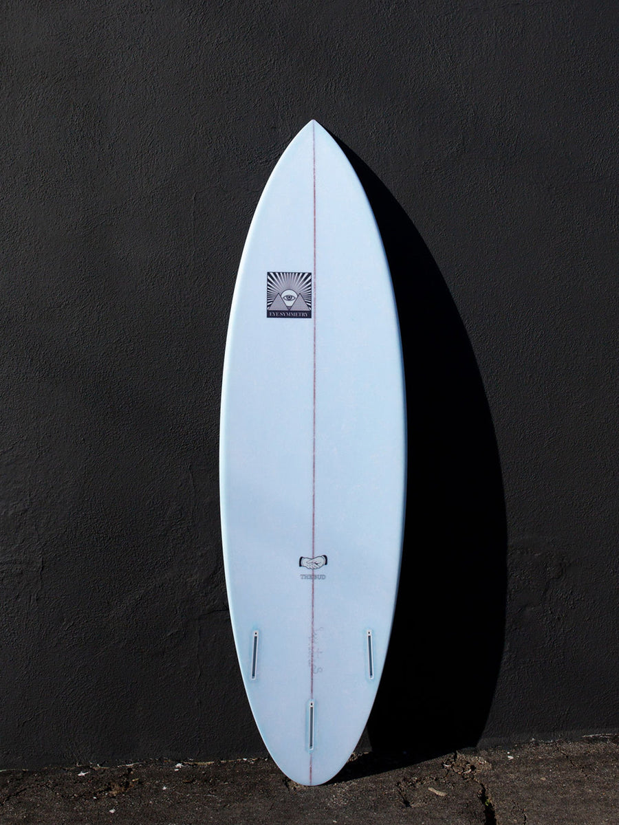 Eye Symmetry Surfboards Eye Symmetry | The Bud 6'2" Light Blue Futures Surfboard  - SurfBored