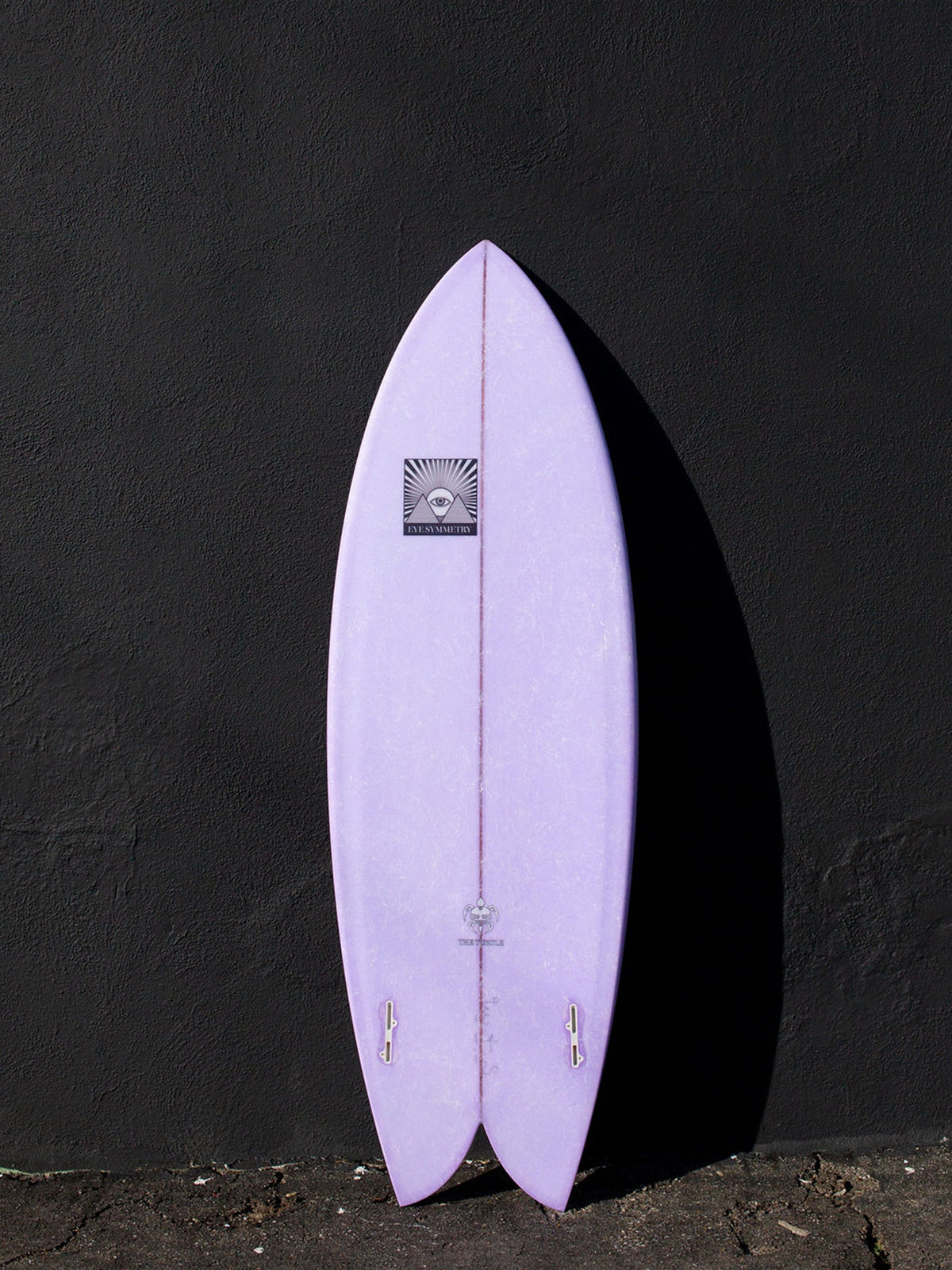 Eye Symmetry Surfboards Eye Symmetry | The Turtle 5'4" Twin Fish Purple FCS Surfboard  - SurfBored