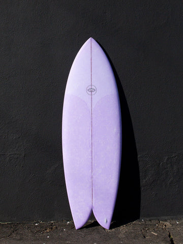 Eye Symmetry Surfboards Eye Symmetry | The Turtle 5'4" Twin Fish Purple FCS Surfboard  - SurfBored
