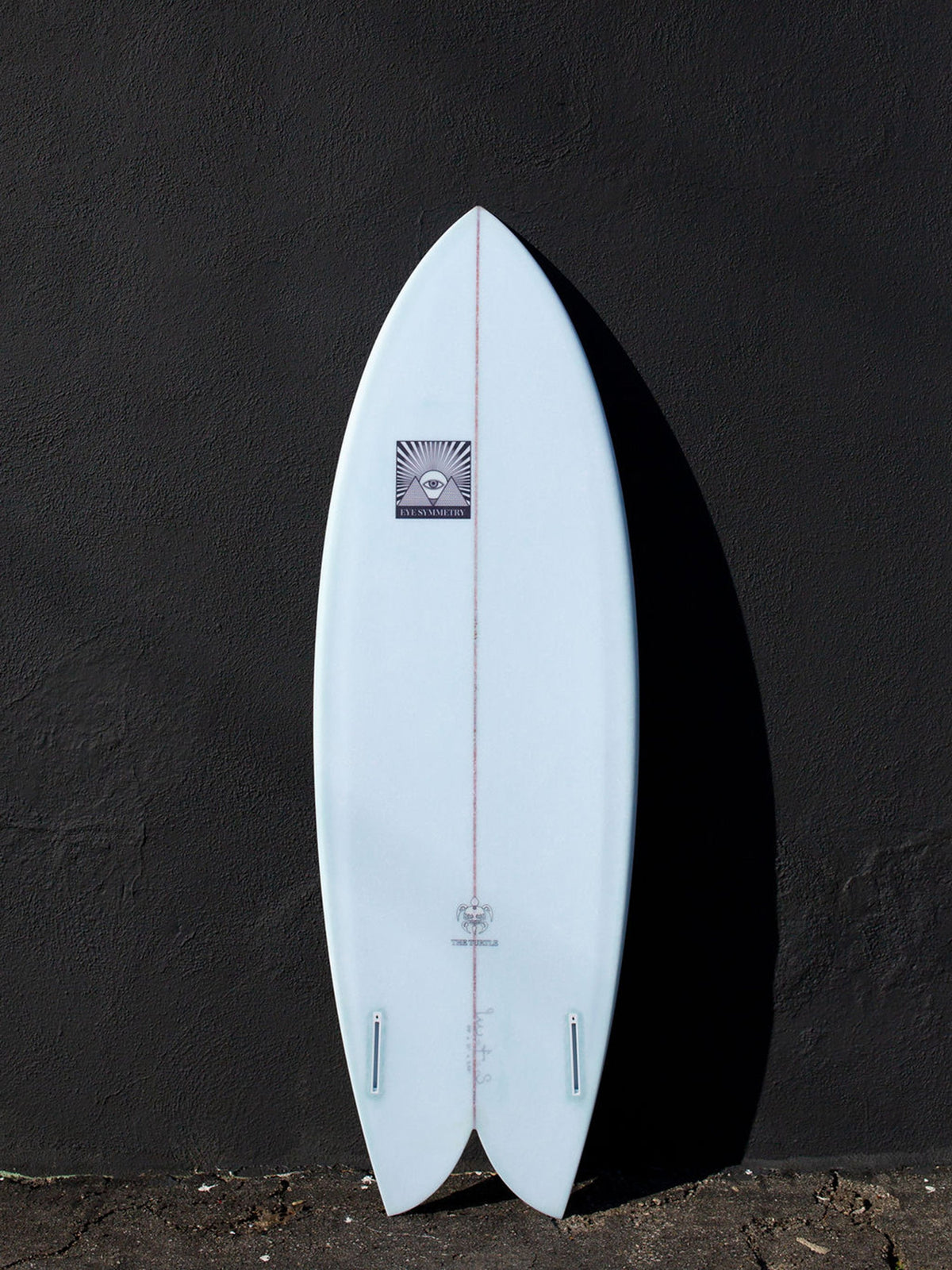 Eye Symmetry Surfboards Eye Symmetry | The Turtle 5'6" Twin Fish Sky Futures Surfboard  - SurfBored