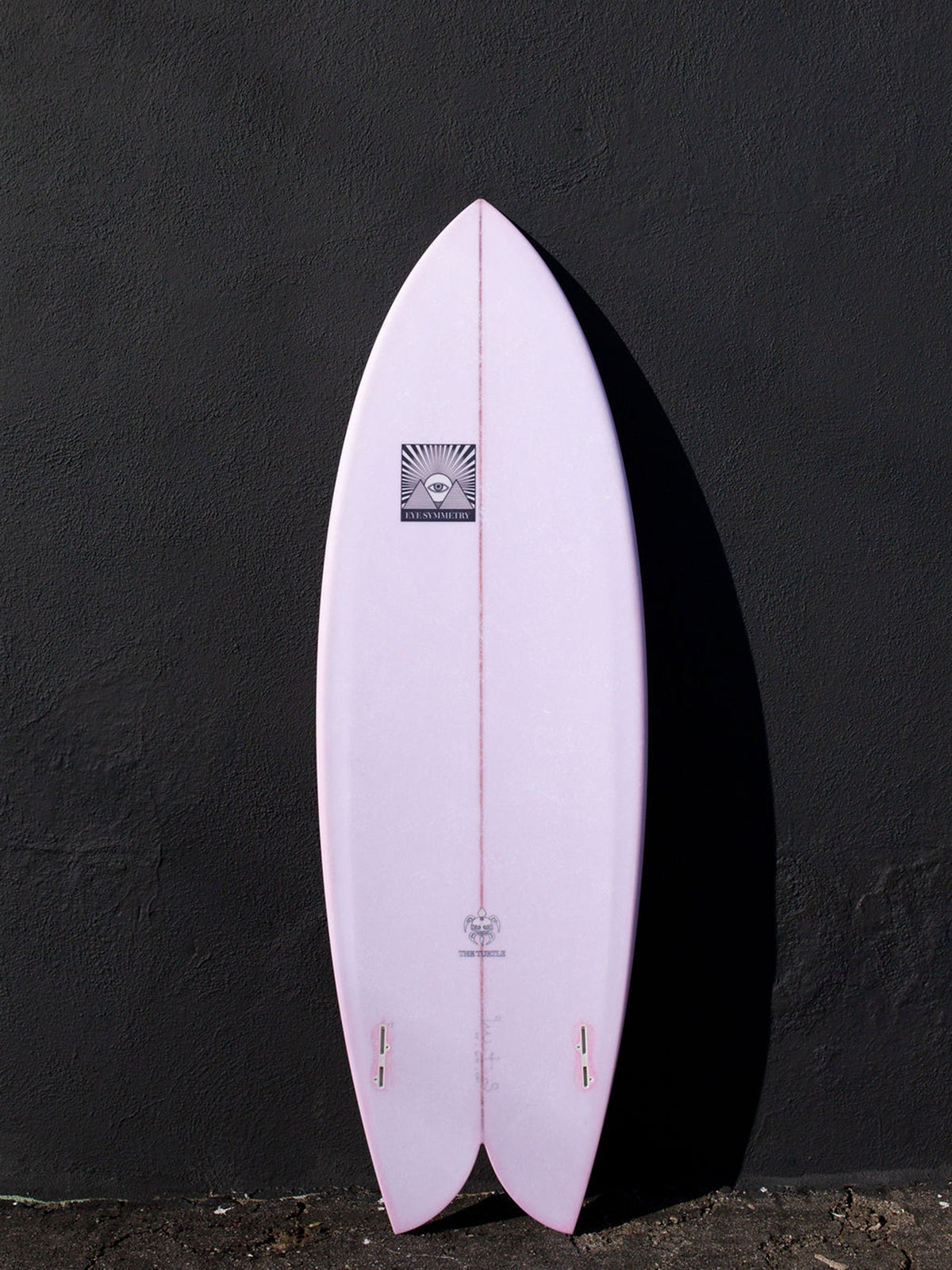 Eye Symmetry Surfboards Eye Symmetry | The Turtle 5'8" Twin Fish Pink FCS Surfboard  - SurfBored