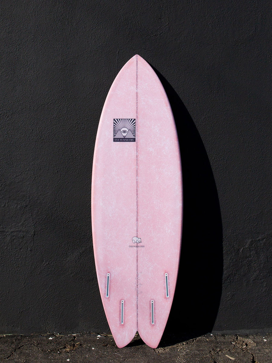 Eye Symmetry Surfboards Eye Symmetry | Wombi Fish 5'5" Pink Futures Surfboard  - SurfBored