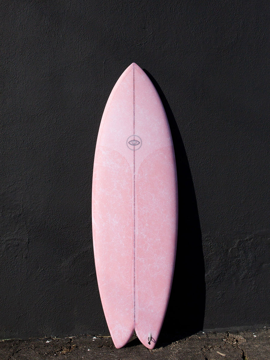 Eye Symmetry Surfboards Eye Symmetry | Wombi Fish 5'5" Pink Futures Surfboard  - SurfBored