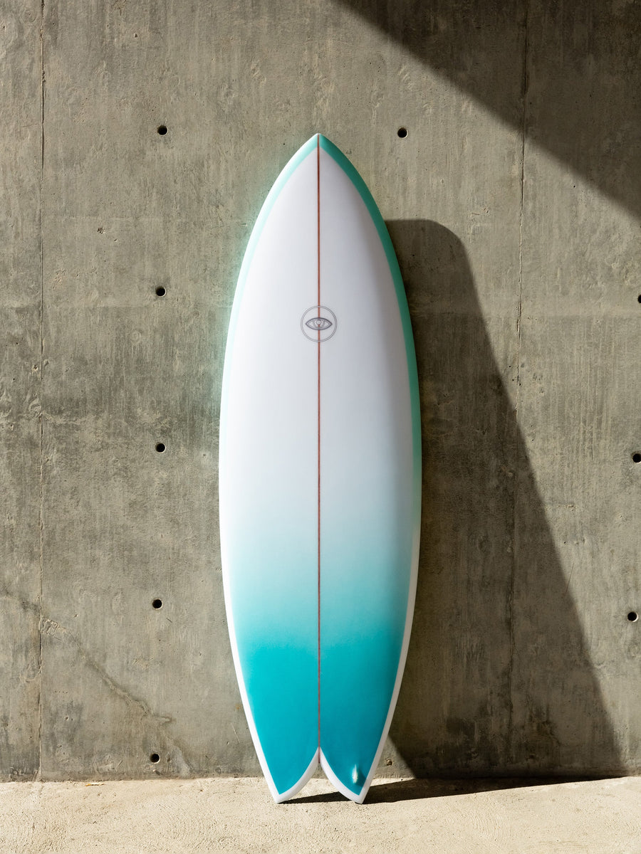 Eye Symmetry Surfboards Eye Symmetry | Wombi Fish 5'6" Clear Blue  - SurfBored