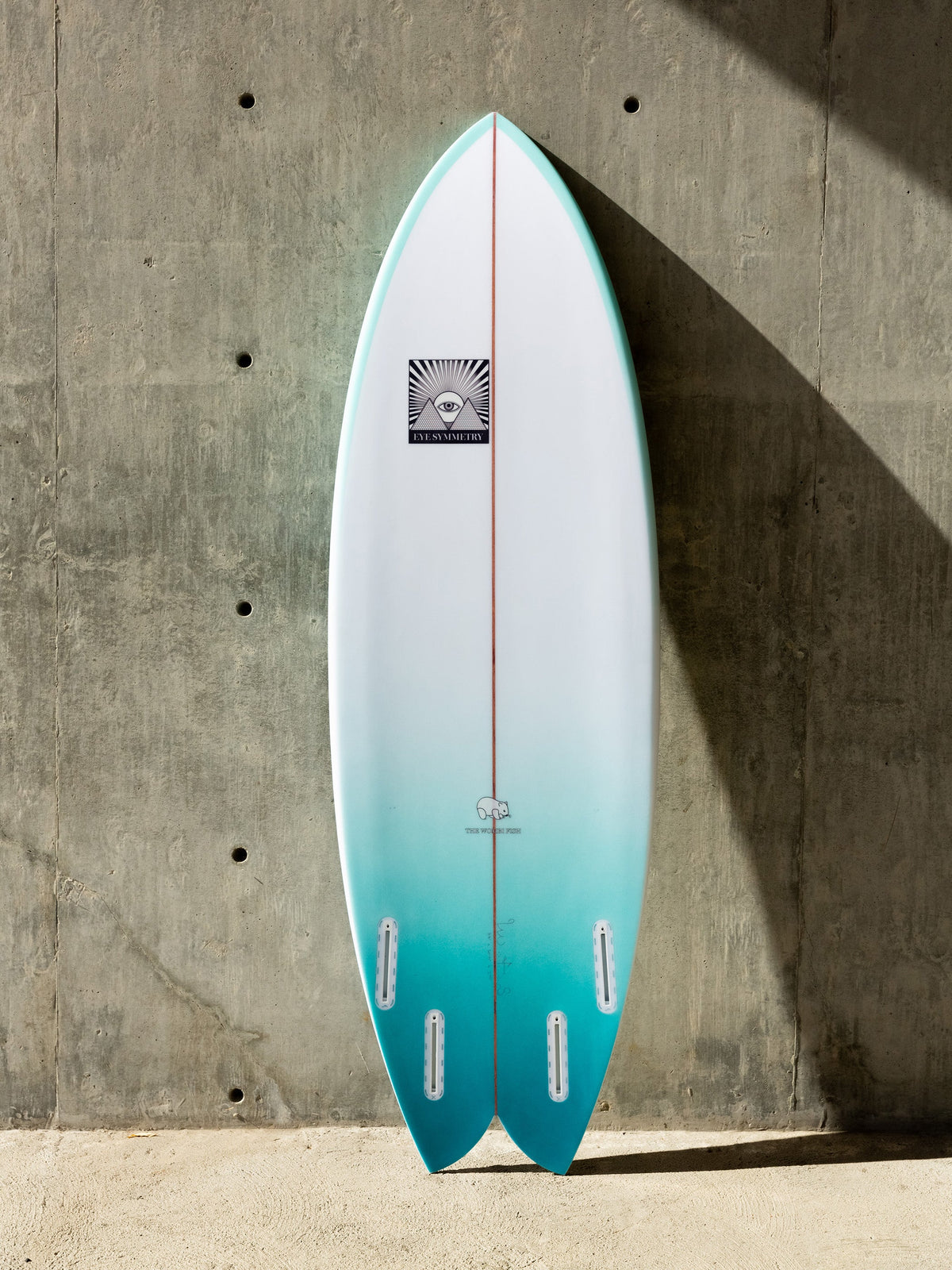 Eye Symmetry Surfboards Eye Symmetry | Wombi Fish 5'6" Clear Blue  - SurfBored