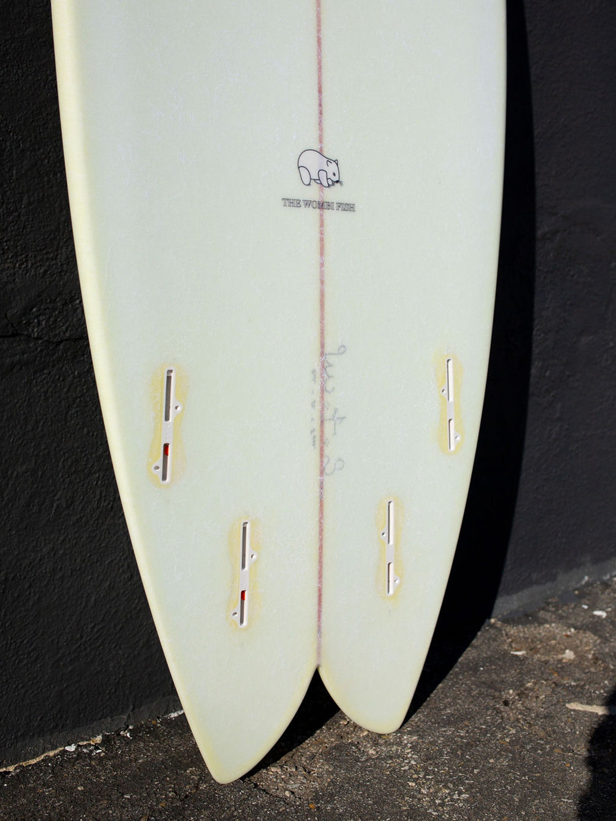 Eye Symmetry Surfboards Eye Symmetry | Wombi Fish 5'9" Yellow FCS Surfboard  - SurfBored