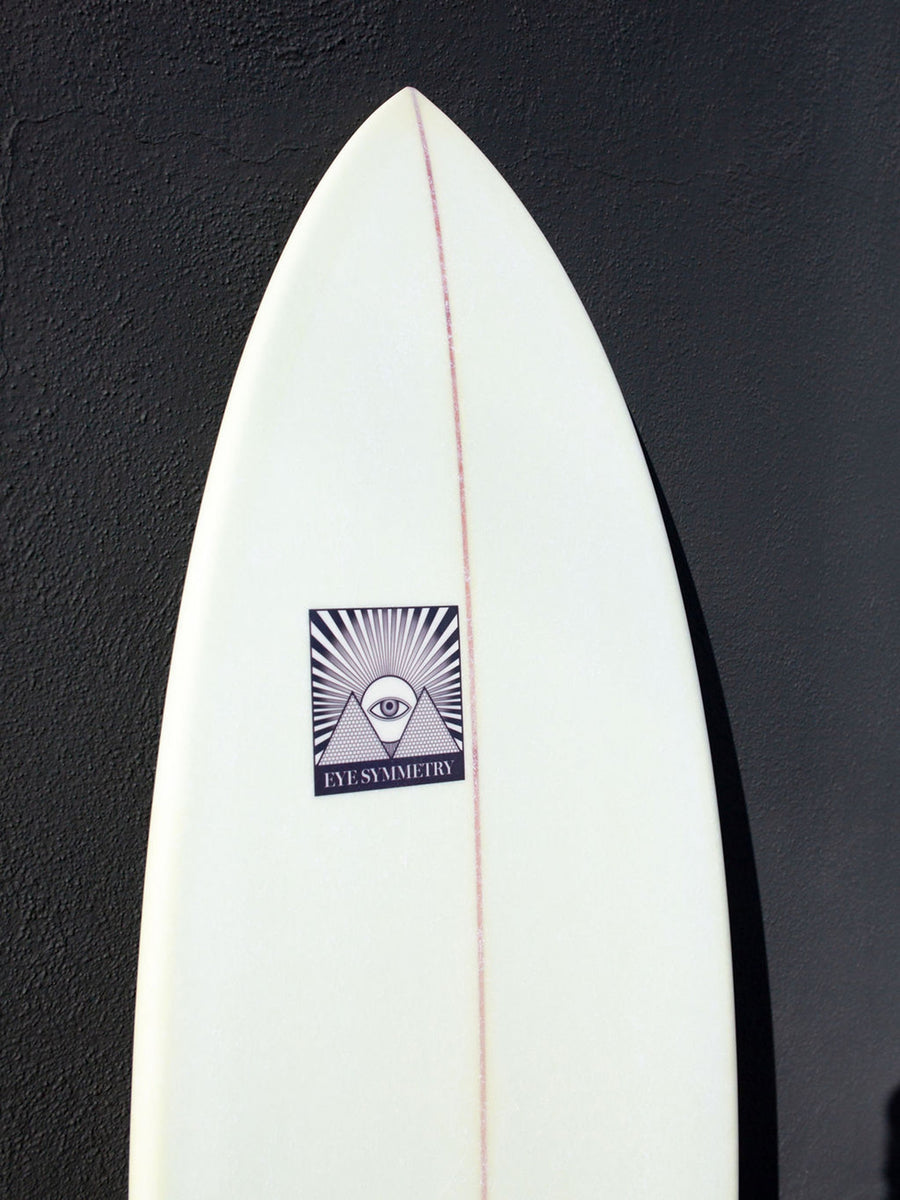 Eye Symmetry Surfboards Eye Symmetry | Wombi Fish 5'9" Yellow FCS Surfboard  - SurfBored