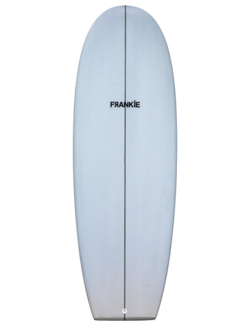 Frankie Cuda | 5'6 Slate Gray Twin Fin Surfboard Top - SurfBored
