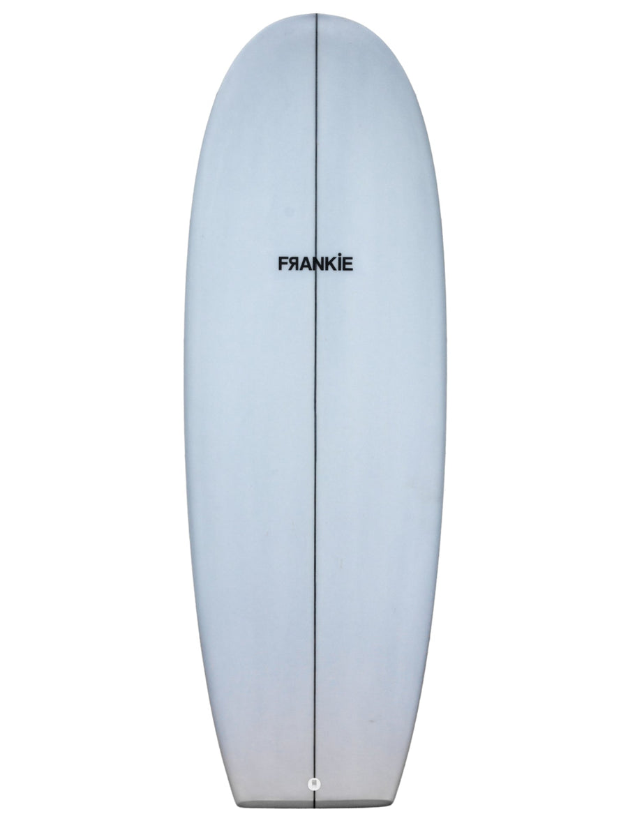 Frankie Cuda | 5'6 Slate Gray Twin Fin Surfboard Top - SurfBored